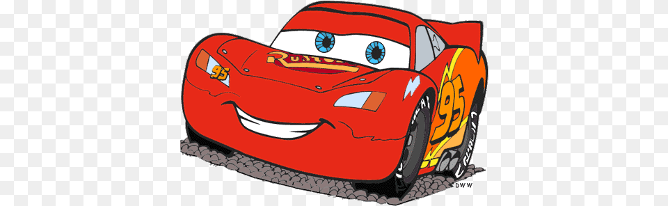Cars Mcqueen Clipart Lightning Mcqueen Clip Art, Car, Vehicle, Transportation, Sports Car Png Image