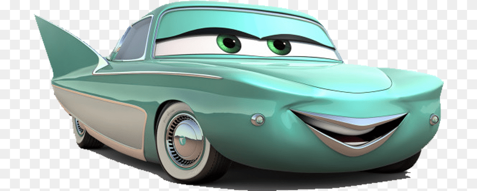 Cars Mcqueen Lightning Mater Disney Cars Flo Clipart, Car, Sports Car, Transportation, Vehicle Free Png Download