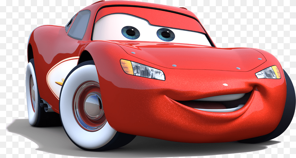 Cars Mcqueen Lightning Mater Film Pixar Clipart Lightning Mcqueen White Walls, Wheel, Car, Vehicle, Coupe Free Png Download