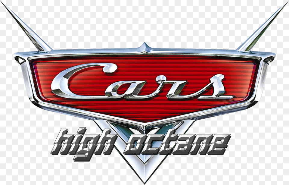 Cars Pixar Logo High Octane, Emblem, Symbol, Car, Transportation Png