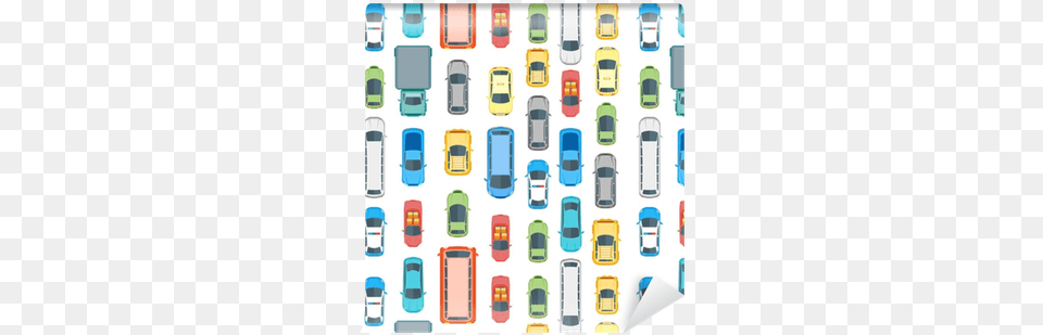 Cars Top View Background Pattern Car, Transportation, Vehicle Free Png Download