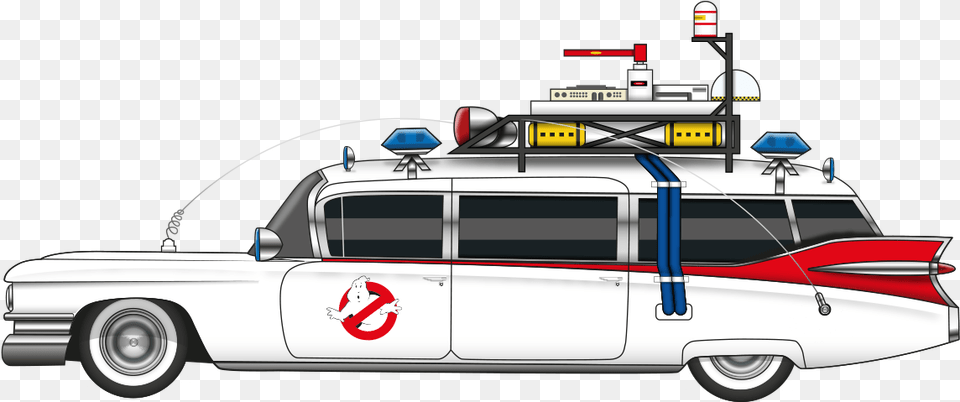 Cars Transparent Ghostbusters Ghostbusters Car Side View, Transportation, Vehicle, Van, Ambulance Free Png