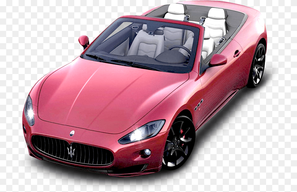 Cars Transparent Pink Maserati Grancabrio Sport, Car, Transportation, Vehicle, Machine Free Png Download