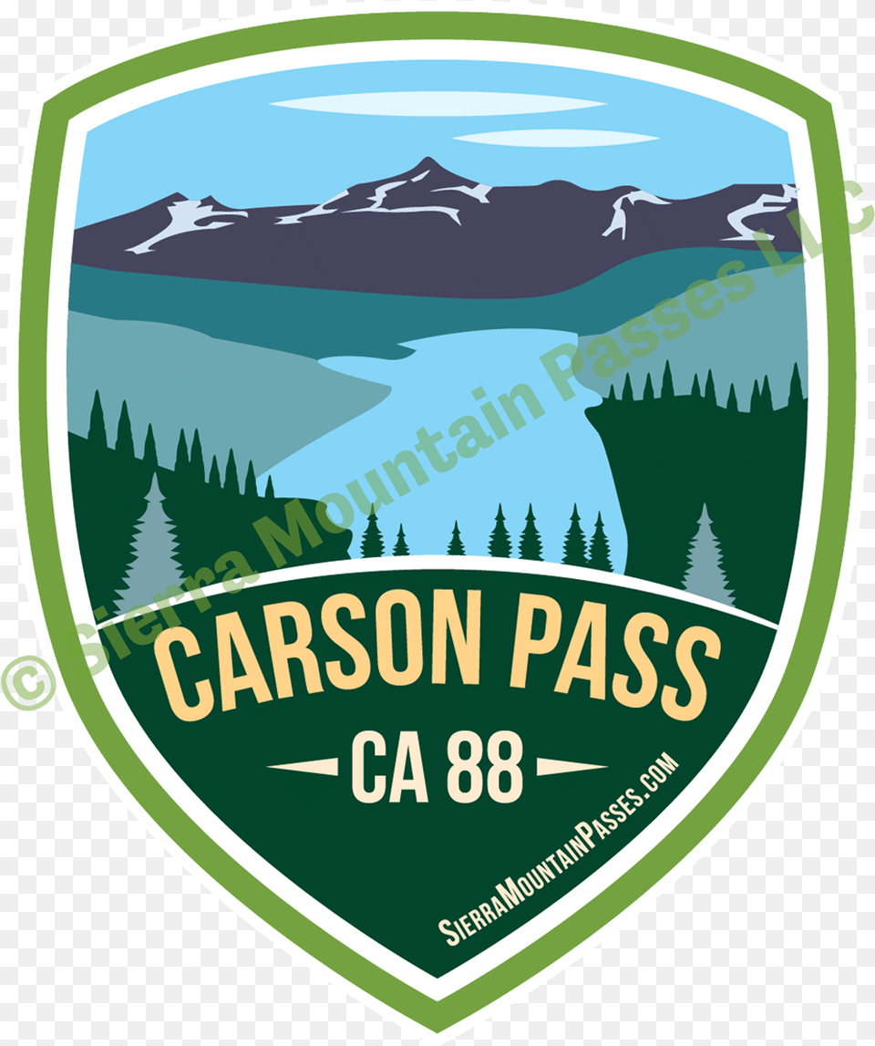 Carson Pass Ca Highway 88 Sticker Emblem, Badge, Logo, Symbol, Armor Free Png Download