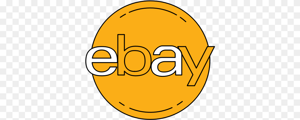 Cart Ebay Ecommerce Logo Orange Smiley, Gold, Disk Png