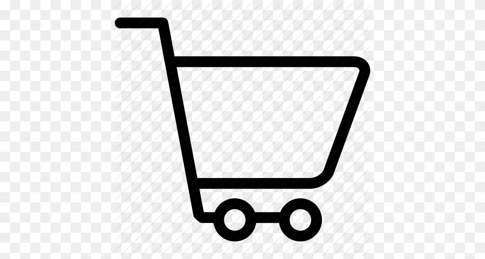 Cart Empty Groceries Purchase Shopping Trolley Icon, Shopping Cart Free Transparent Png