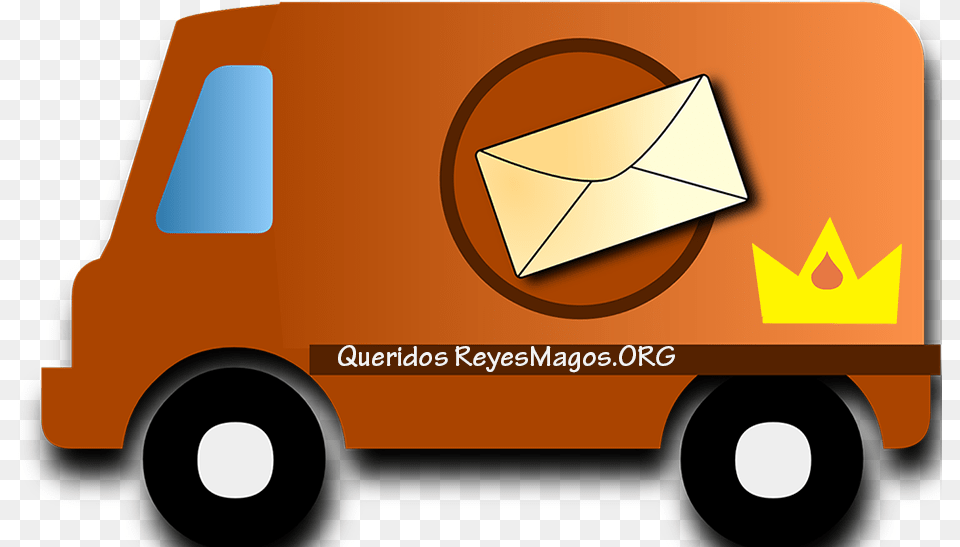 Carta De Los Reyes Magos A Los Mail Van Cartoon, Vehicle, Transportation, Moving Van, Tool Free Png Download