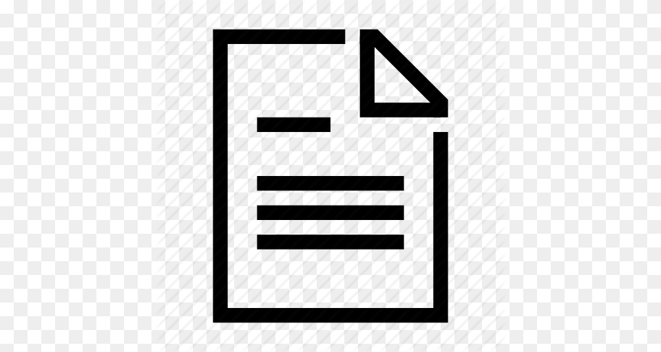 Carta Document File Office Paper Text Word Icon, Bag Free Png