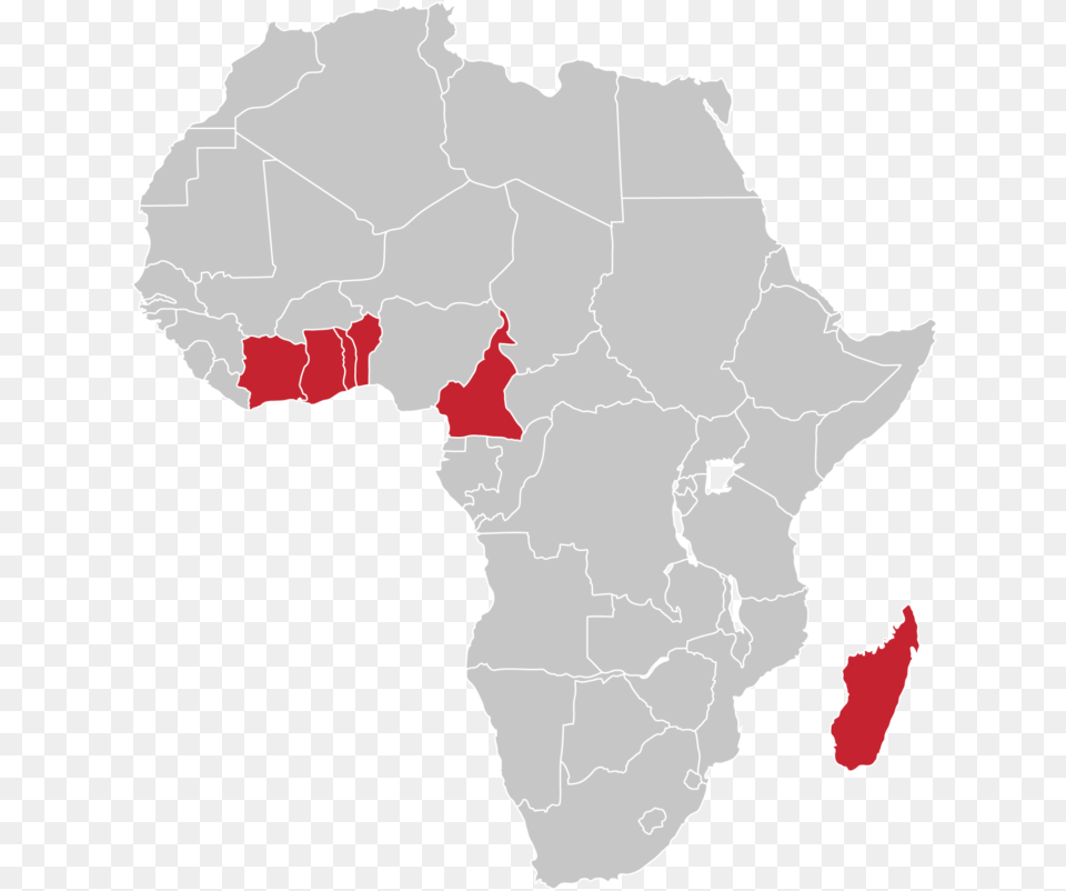 Carte Citroen Afrique Africa Trade Zone 2018, Atlas, Chart, Diagram, Map Free Png Download