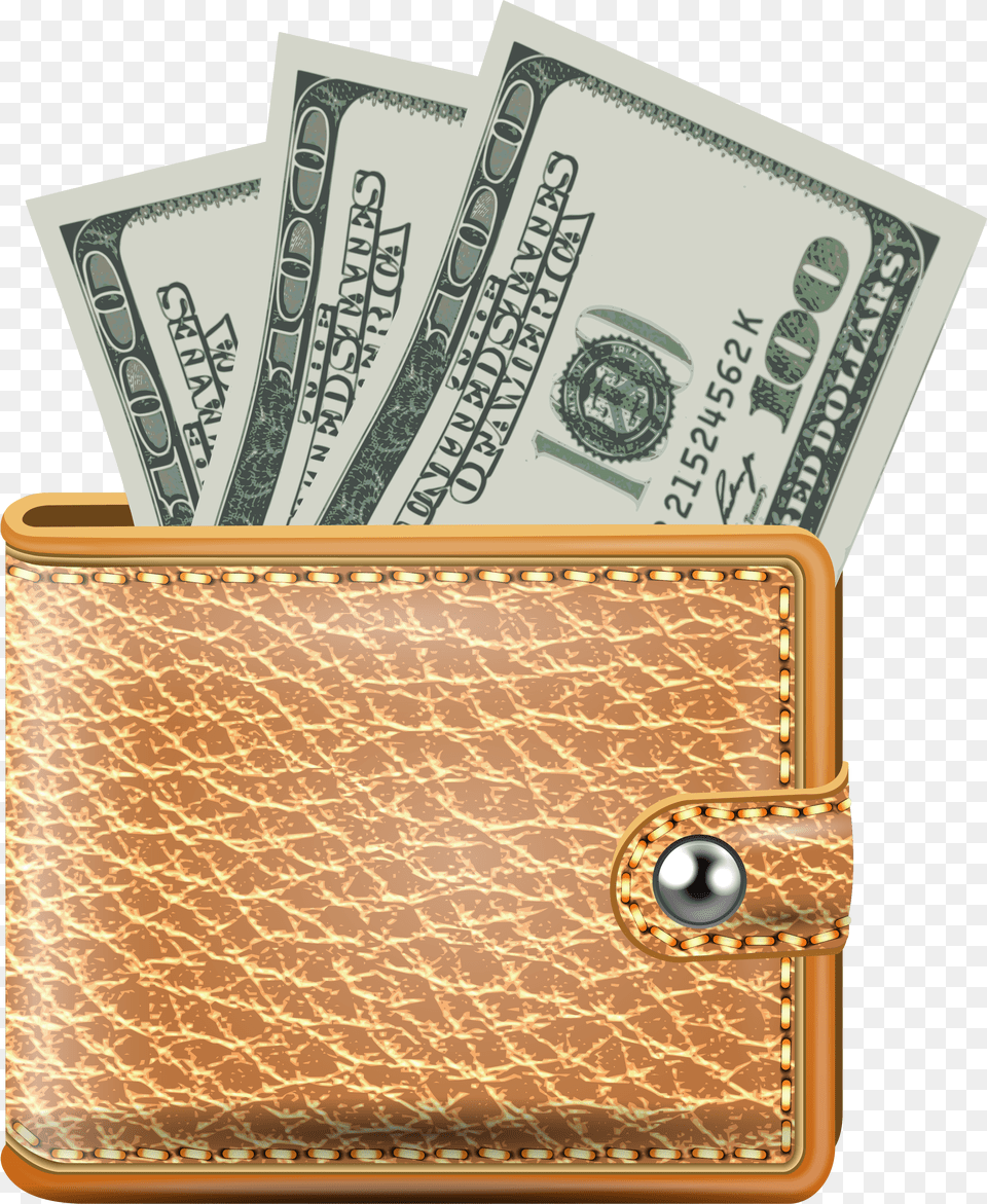 Carteira De Dinheiro Download Wallet With Money, Accessories Png Image