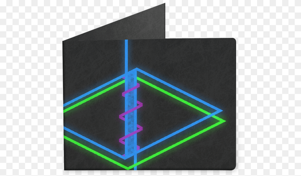 Carteira Trixel Beams De Lucas Trujillosna Triangle, Light, Neon Free Png Download