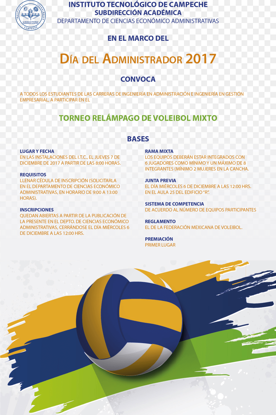 Cartel Torneo Relampago Voleibol Logo Spike Volleyball Volleyball, Advertisement, Poster, Page, Text Free Png