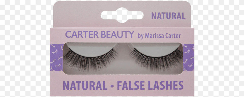 Carter Beauty On Lash False Lash Natural, Face, Head, Person, Cosmetics Png Image