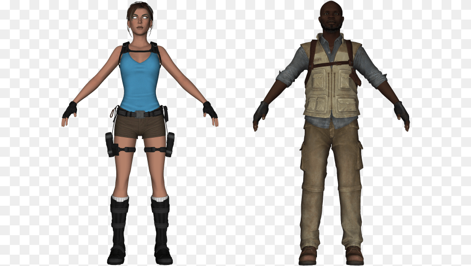 Carter Lara Croft And The Temple Of Osiris, Vest, Teen, Clothing, Shorts Free Transparent Png