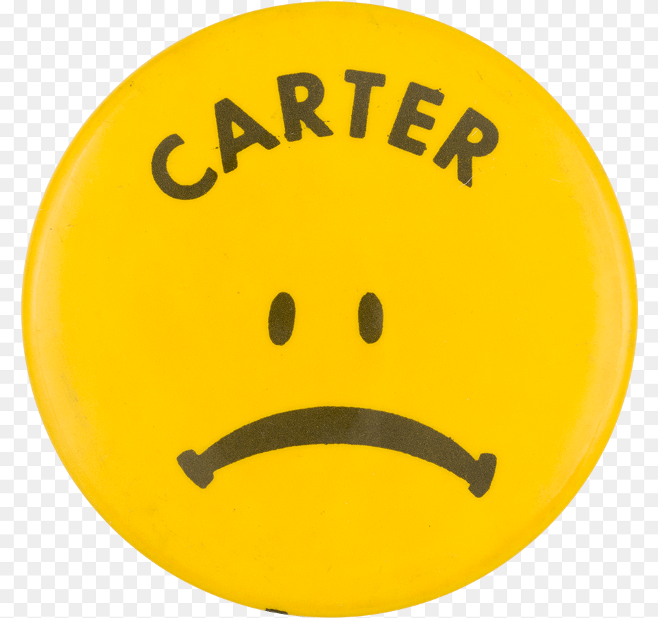Carter Sad Face Smileys Button Museum Smiley, Badge, Logo, Symbol Free Transparent Png