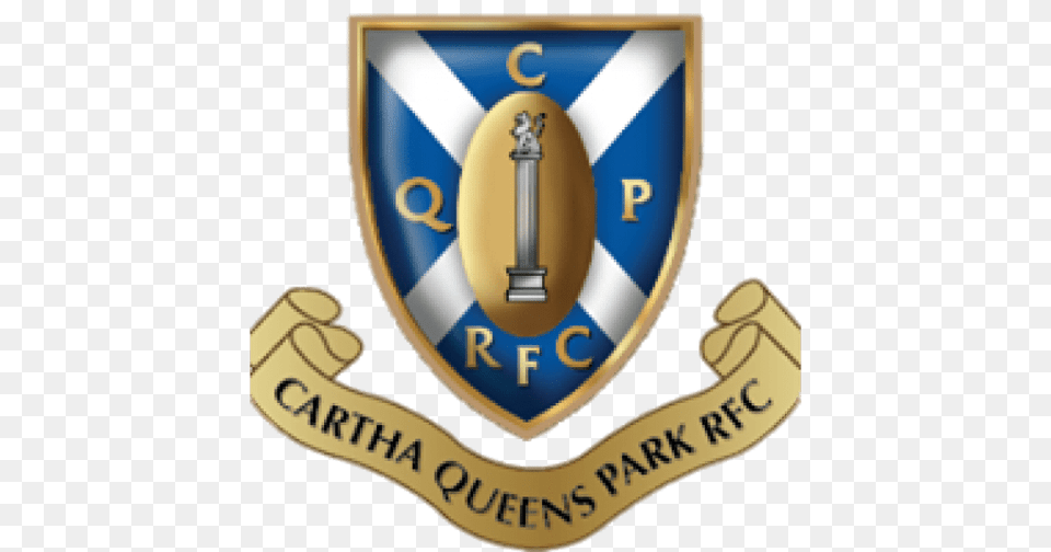 Cartha Queens Park Rugby Logo, Badge, Symbol, Armor, Emblem Png Image