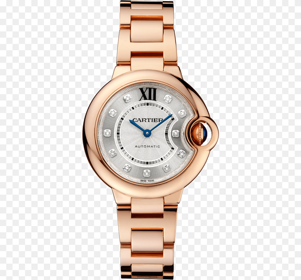 Cartier Ballon Bleu Gold Watch, Arm, Body Part, Person, Wristwatch Png Image