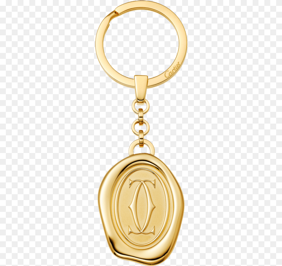 Cartier Keyring, Accessories, Gold, Pendant, Jewelry Free Transparent Png