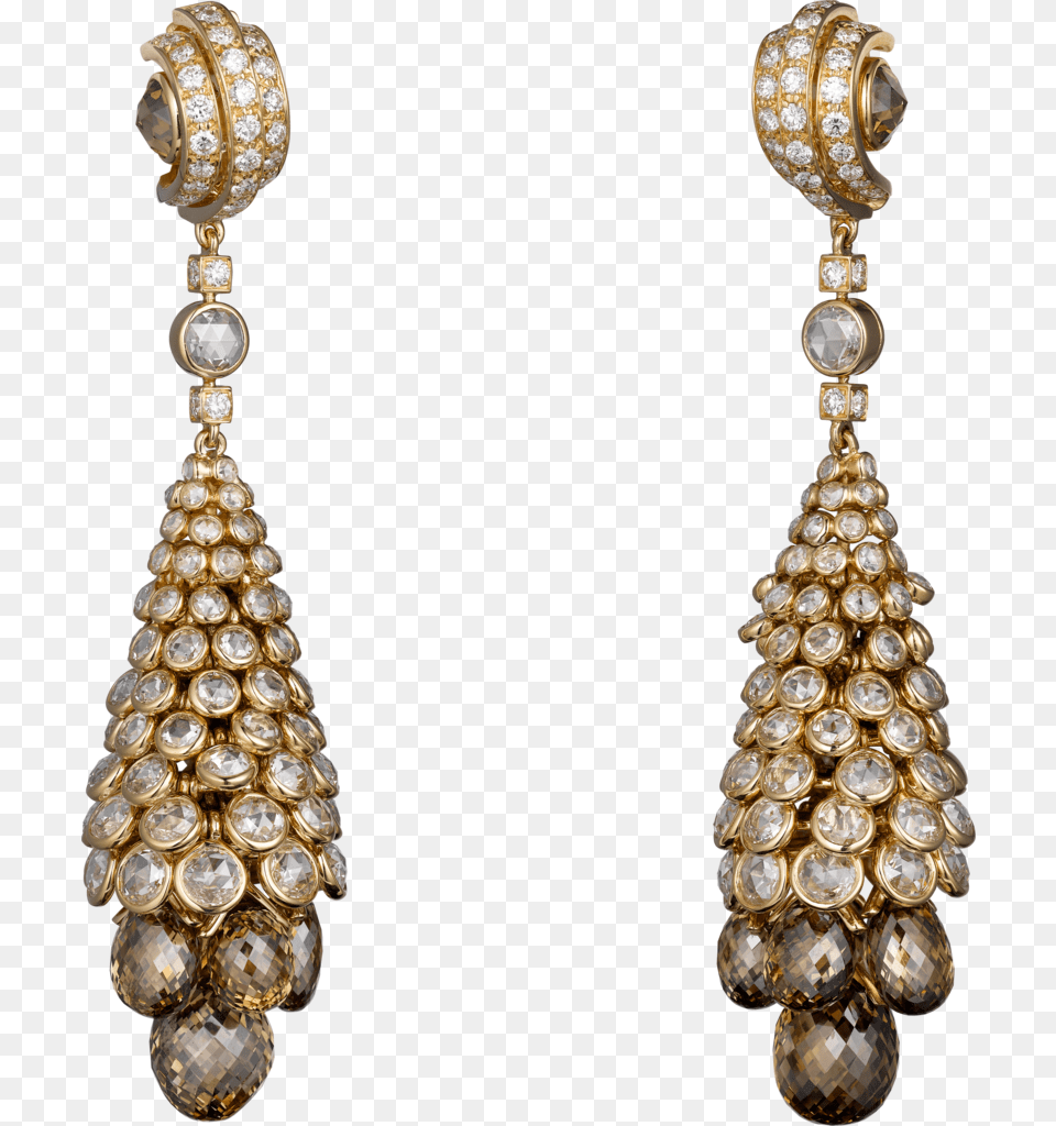 Cartier Ornaments Gold Earrings, Accessories, Earring, Jewelry Free Png