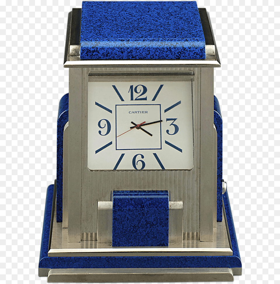 Cartier Prism Mystery Clock Cartier Art Deco Lapis Desk Clock, Wristwatch, Arm, Body Part, Person Free Png Download