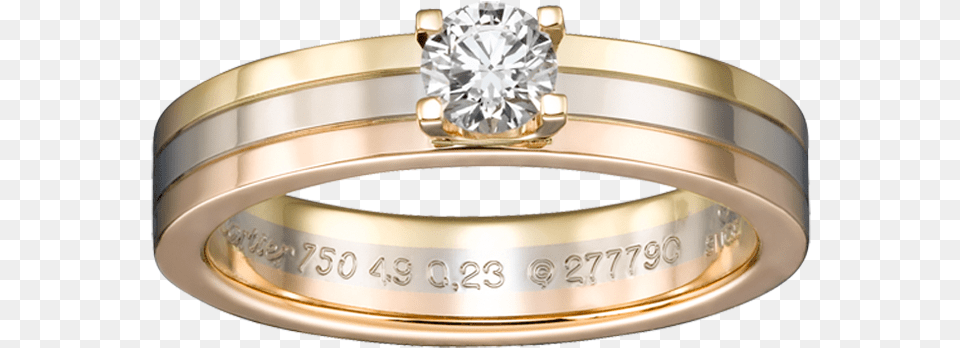 Cartier Solitaire Ring 3 Color, Accessories, Jewelry, Diamond, Gemstone Free Transparent Png