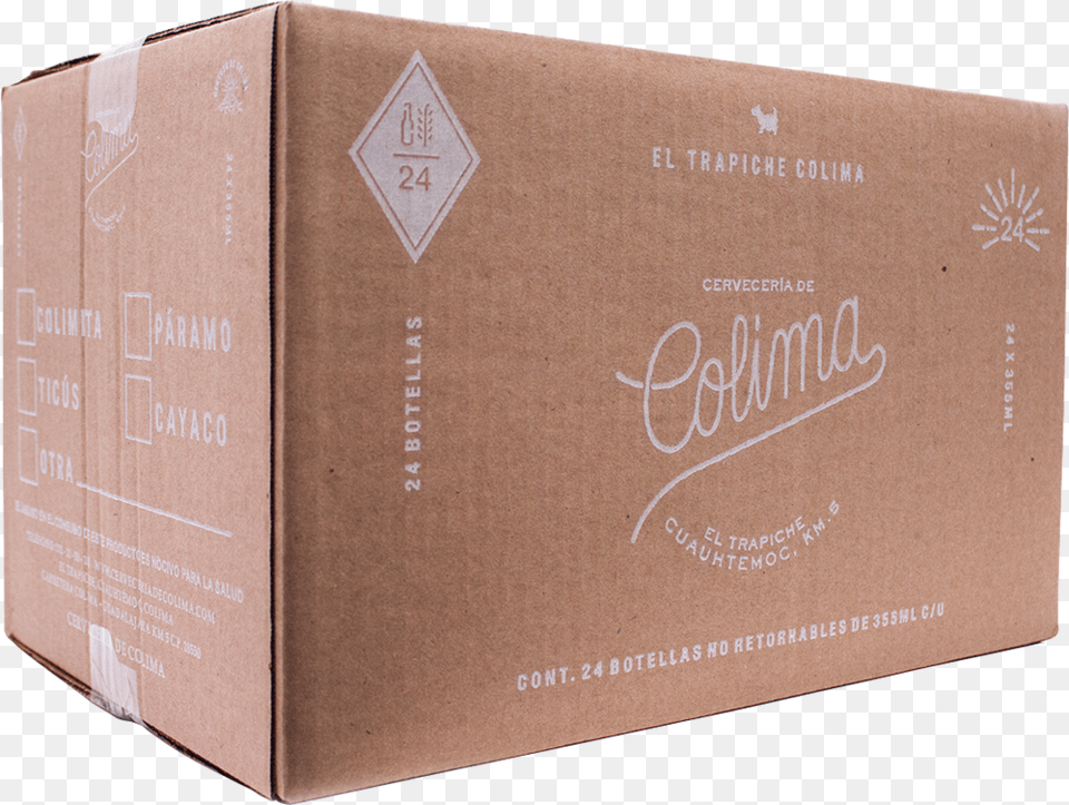 Cartn 24 Piezas Piedra Lisa Box, Cardboard, Carton, Package, Package Delivery Free Png
