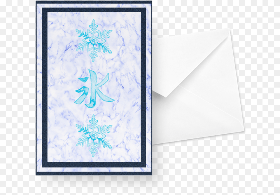 Carto Flocos De Neve Koori Snowflake De Barbara Mesquigna Motif, Envelope, Greeting Card, Mail Free Png Download