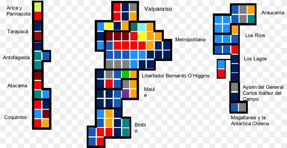 Cartograma De Camara De Diputados De Chile A Enero Romare Bearden Park Free Png Download