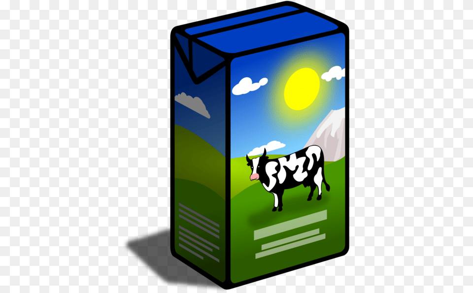 Carton Of Milk Clipart, Beverage, Animal, Cattle, Cow Free Png Download