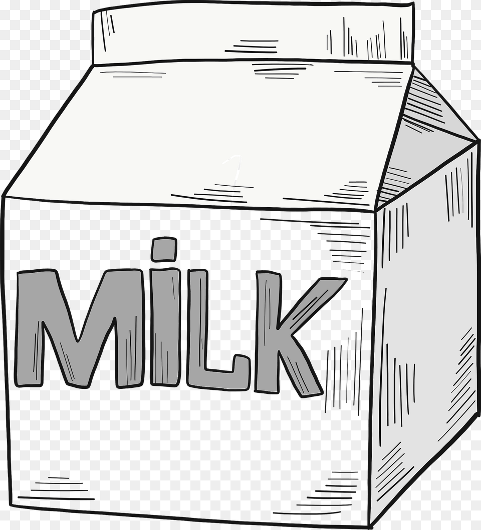 Carton Of Milk Clipart, Box, Cardboard, Mailbox Png