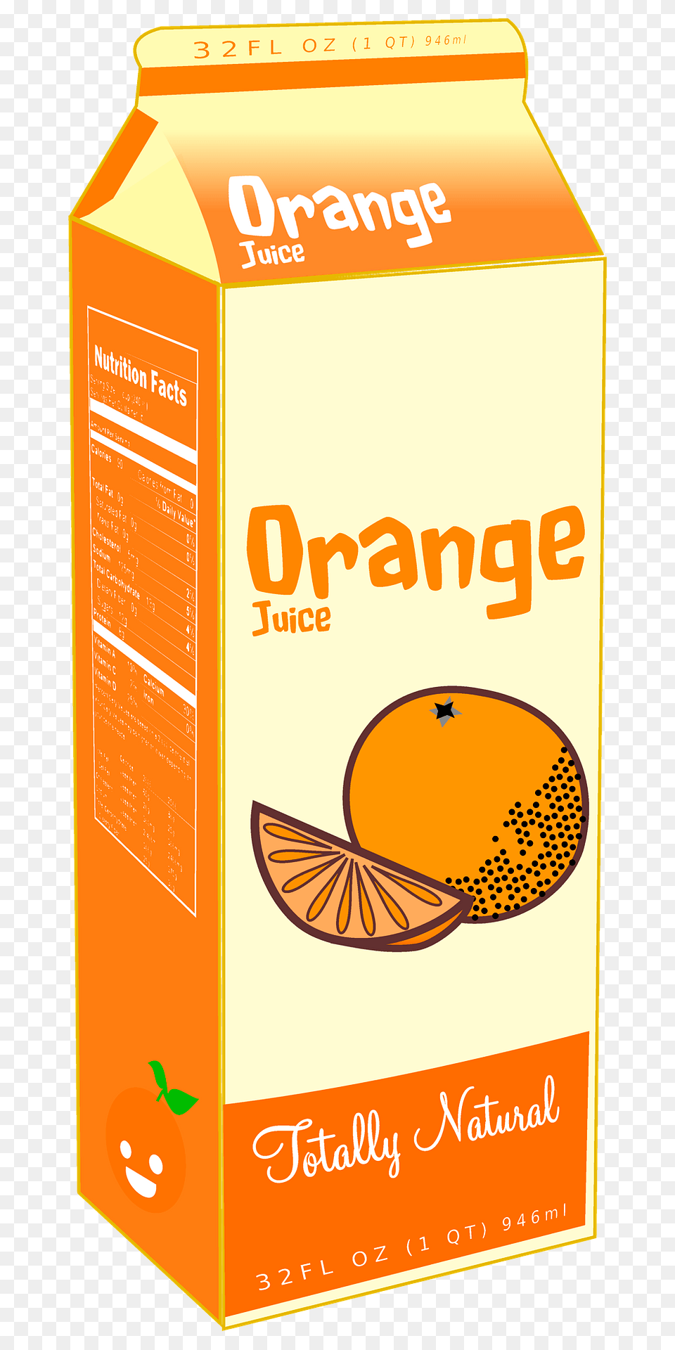 Carton Of Orange Juice Clipart, Box, Cardboard, Food, Produce Free Png Download