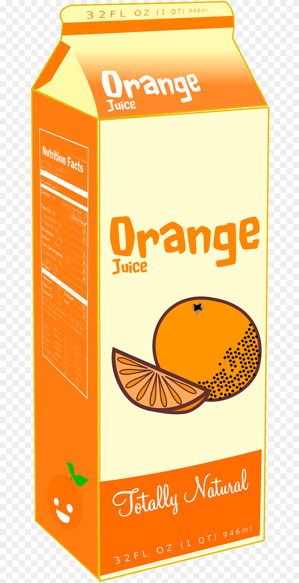 Carton Of Orange Juice Clipart Transparent Orange Juice Clipart, Beverage, Box, Cardboard Free Png Download