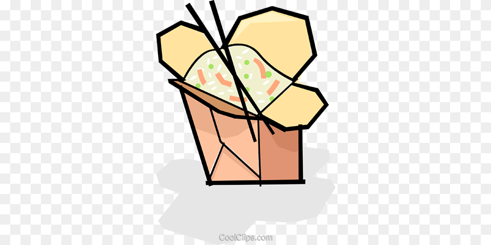 Carton Of Rice With Chopsticks Royalty Vector Clip Art, Treasure Free Png Download