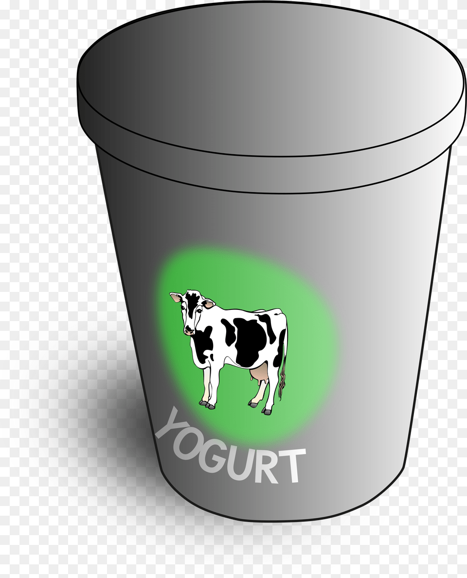 Carton Yogurt Clipart Transparent Background, Animal, Cattle, Cow, Livestock Png