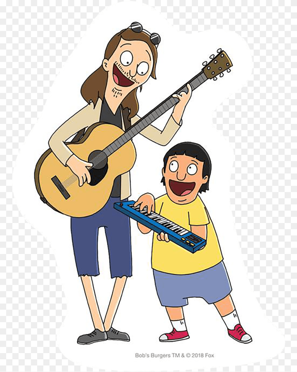 Cartoon, Adult, Female, Guitar, Musical Instrument Png Image
