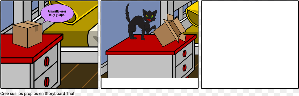 Cartoon, Box, Furniture, Drawer, Cardboard Png Image