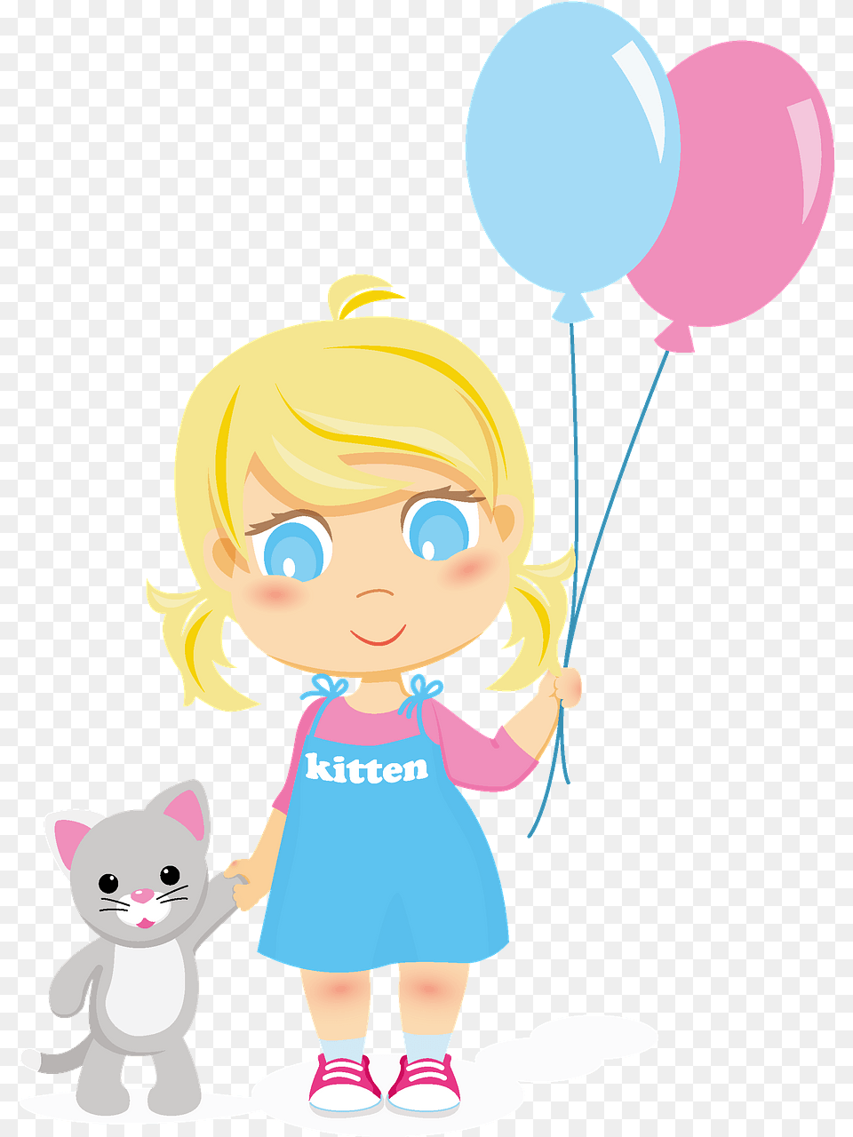 Cartoon, Balloon, Baby, Person, Face Free Png Download