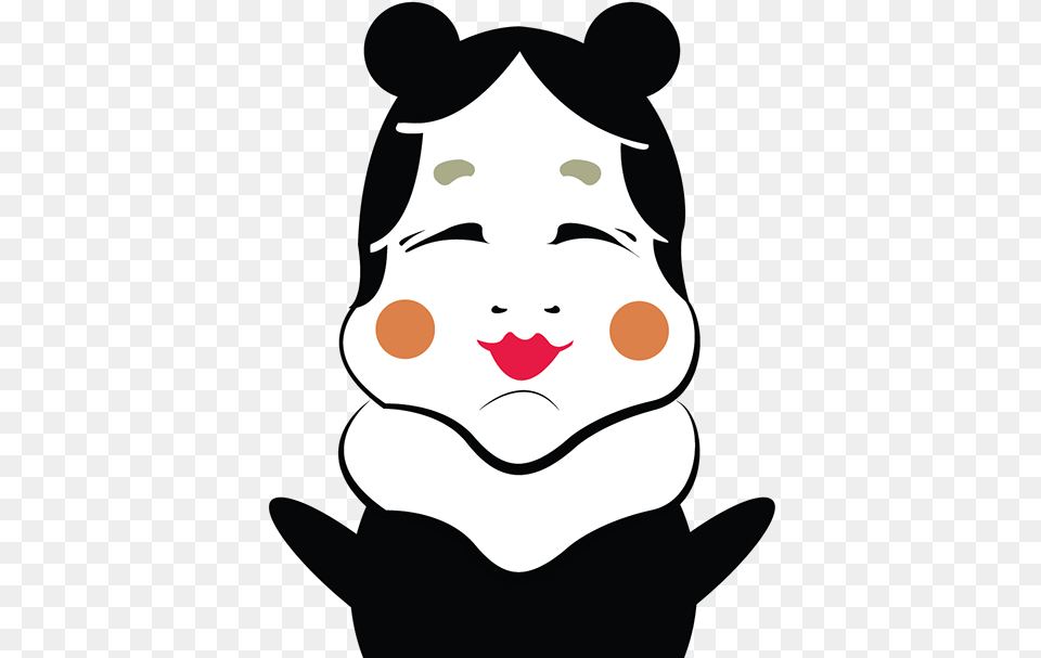 Cartoon, Baby, Person, Stencil, Face Free Transparent Png
