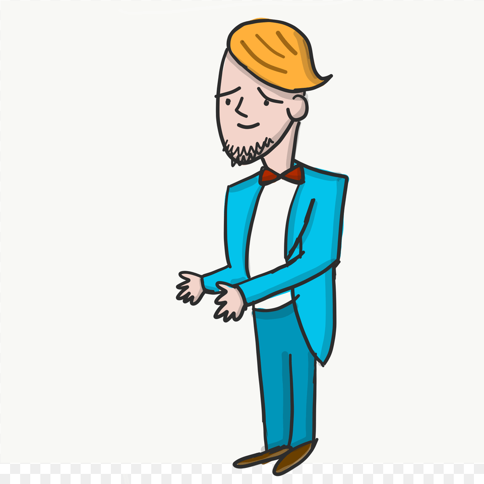 Cartoon, Formal Wear, Suit, Clothing, Person Free Png Download