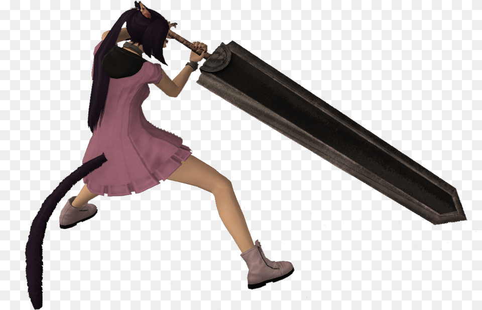 Cartoon, Sword, Weapon, Adult, Female Free Transparent Png