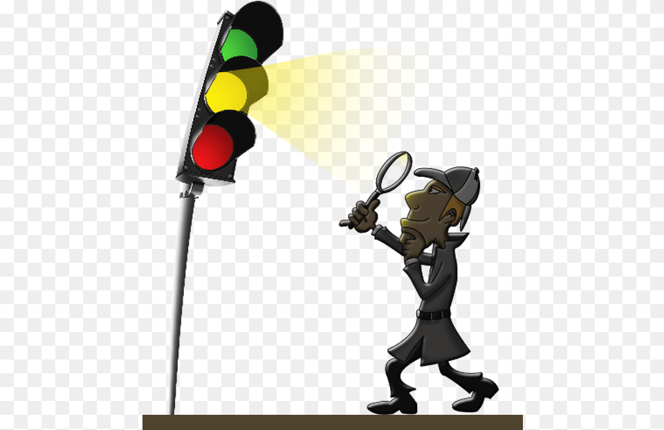 Cartoon, Light, Traffic Light, Person, People Free Png Download