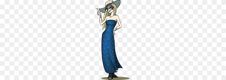 Cartoon Person, Gown, Clothing, Formal Wear Free Png Download