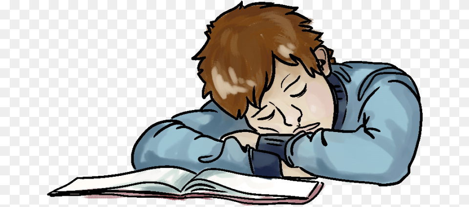 Cartoon, Person, Reading, Book, Publication Png Image