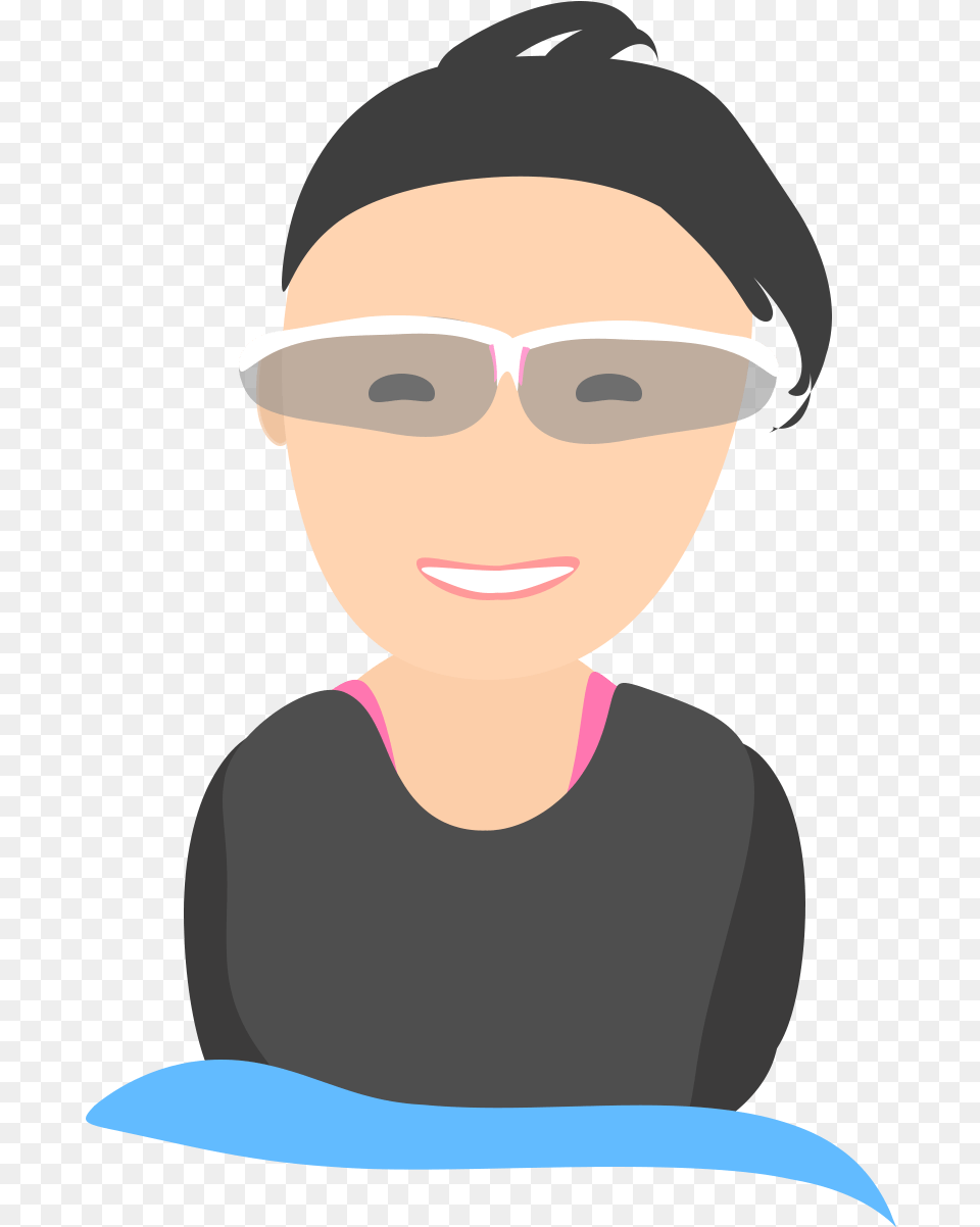 Cartoon, Accessories, Glasses, Person, Woman Free Png Download