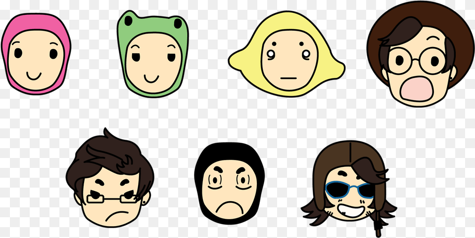 Cartoon, Face, Head, Person, Baby Png