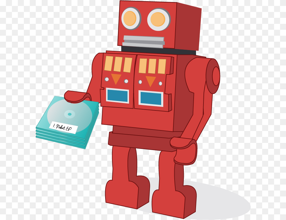 Cartoon, Robot, Dynamite, Weapon Free Png Download