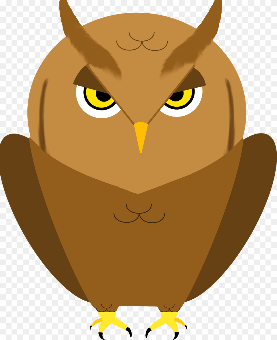 Cartoon, Animal, Bird, Owl, Fish Free Png