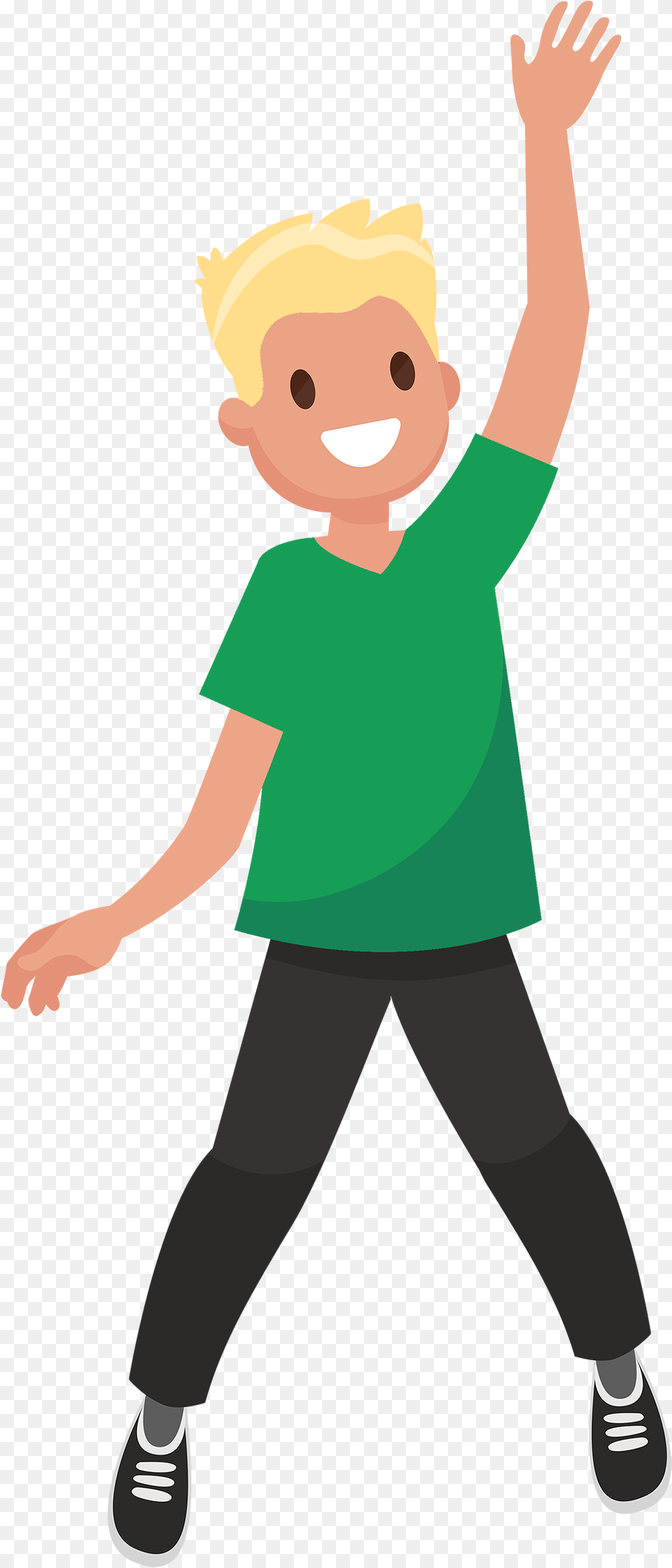 Cartoon, T-shirt, Clothing, Person, Pants Png Image