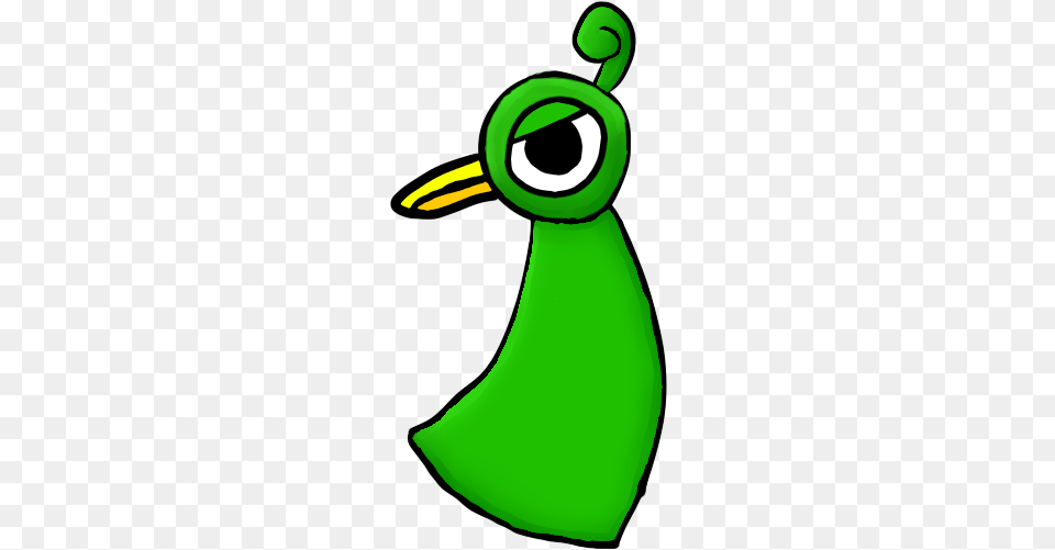 Cartoon, Animal, Beak, Bird, Green Png