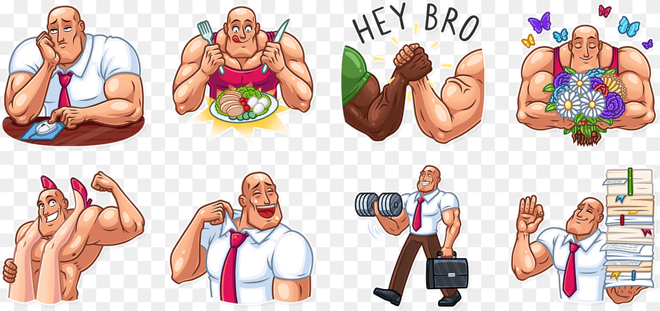 Cartoon, Baby, Person, Adult, Man Png